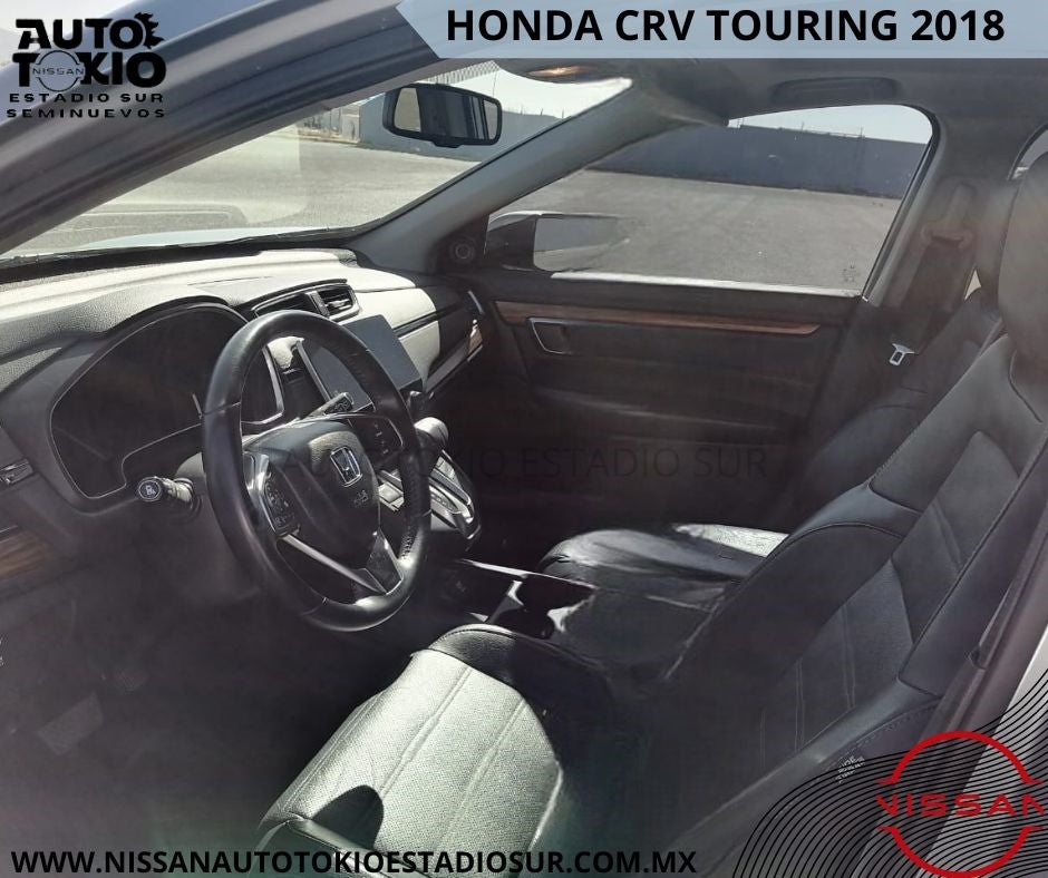 2018 Honda CR-V TOURING L4 1.5T 188 CP 5 PUERTAS AUT PIEL BA AA QC